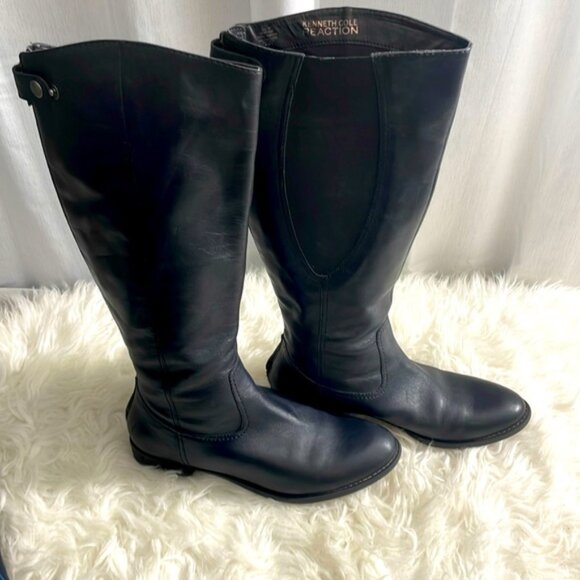 Kenneth Cole Reaction KneeHighRiding Boots Size 7M - Picture 1 of 6